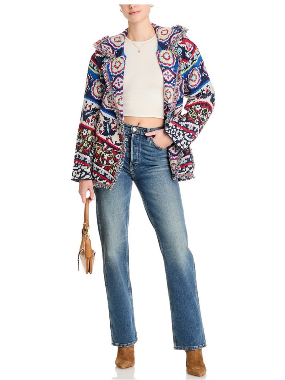 FARM Rio Ainika Knit Cardigan Sweater, Size M, NWT - Picture 2 of 16